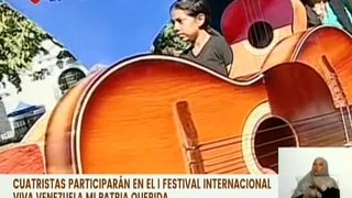 Caracas | Cuatristas participarán en el I Festival Internacional Viva Venezuela Mi Patria Querida