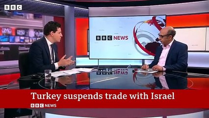 Turkey halts trade with Israel over 'humanitarian tragedy' in Gaza - BBC News