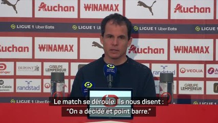 Lorient - Le Bris : "On ne peut pas discuter avec le corps arbitral"