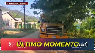 Menor muere tras chocar con su bicicleta contra un bus en El Progreso, Yoro