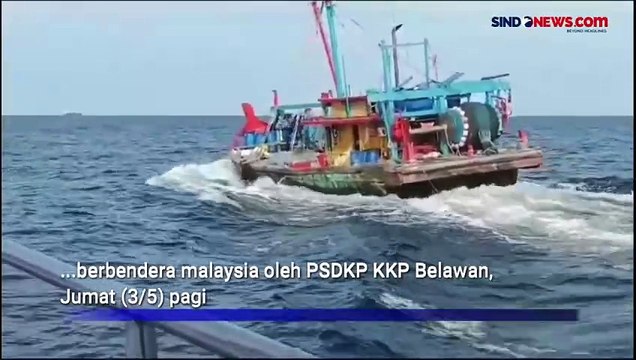 KKP Tangkap Kapal Ikan Asing Berbendera Malaysia yang Curi Ikan di Selat Malaka