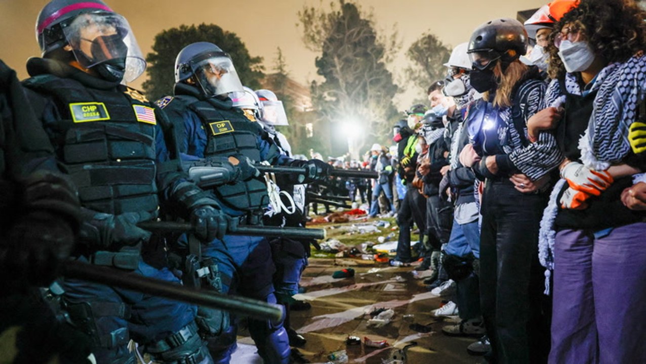 Clashes from Columbia University to UCLA as students call for ceasefire in Gaza