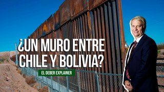 Un muro en la frontera con Bolivia.