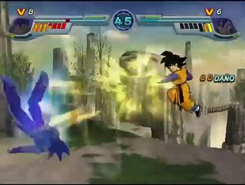 Dragon Ball Z: Infinite World PS2 - Goten VS Bardock #dragonballgame #dbgt RJ ANDA #Bardock
