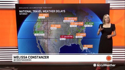 Texas storms could have major effects on travel in the central U.S. this weekend