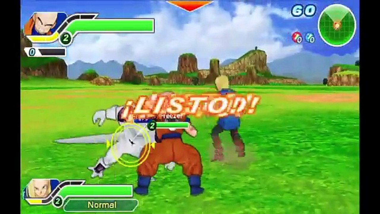 Dragon Ball Z: Tenkaichi Tag Team Español - Freezer VS Krilin & N18 #freezer #tenkaichi RJ ANDA