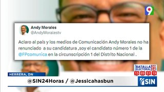 Andy Morales no ha renunciado a su candidatura por la Fuerza del Pueblo | Emisión Estelar SIN