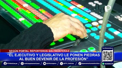 Perú ocupa el puesto 125 de 180 en ranking mundial de libertad de prensa