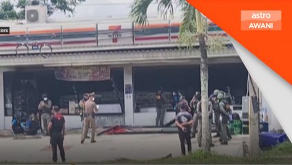 Letupan bom: Polis Kelantan guna kenderaan berperisai kawal sempadan