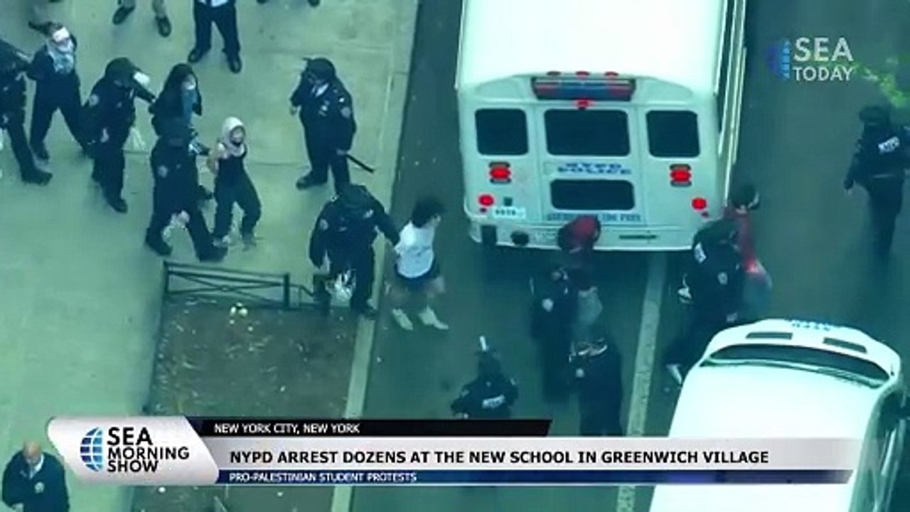 NYPD Arrest Dozens At Greenwich Village