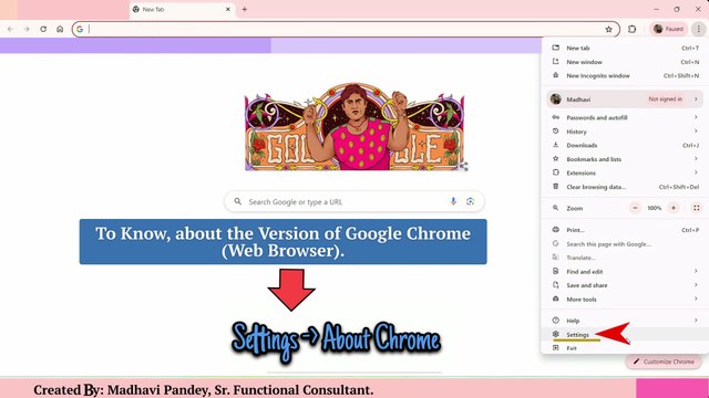 To Know the Latest Version of Google Chrome Web-Browser