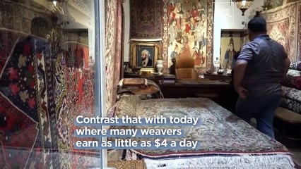 How the rug got pulled out from under Iran's traditional carpet weavers