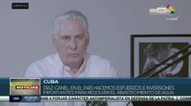 Pdte. Miguel Díaz-Canel anunció inversiones en el sistema hídrico