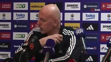 Sasa Obradovic: "İki takımın da üzerinde baskı olacak"