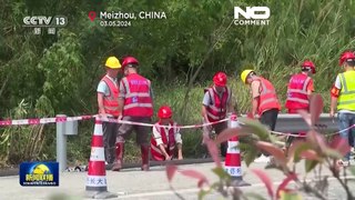 مقتل 48 شخصاً على الأقل في انهيار أرضي بطريق سريع في الصين