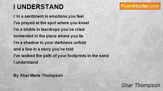 Shar Thompson - I Understand