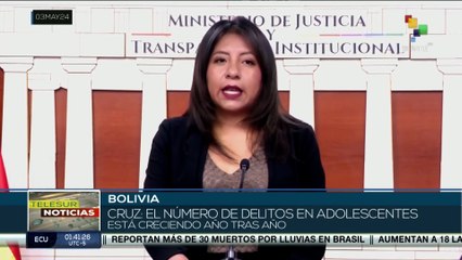 En Bolivia un estudio revela incremento del 31% en la delincuencia juvenil