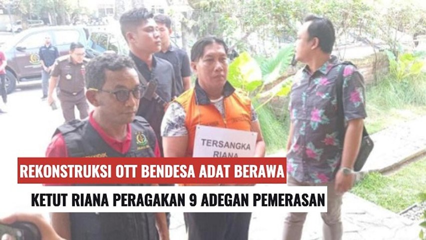 Kejati Bali Gelar Rekonstruksi OTT Kasus Pemerasan di Berawa