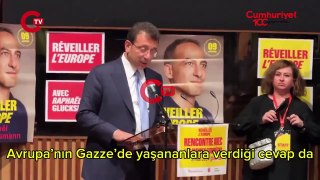 İmamoğlu'ndan Avrupa Sosyalist Partisi özel oturumunda 'Gazze' tepkisi