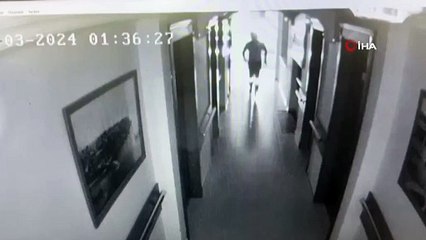 Huzurevindeki dehşet anları! İşte o anlar...