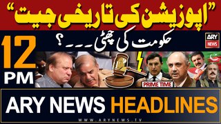 ARY News 12 PM Prime Time Headlines 4th May 2024 | Big News Regarding PTI Chief