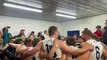 Allansford sings the song after defeating Russells Creek