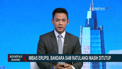 Status Gunung Ruang Masih Level IV, Penutupan Bandara Sam Ratulangi Diperpanjang