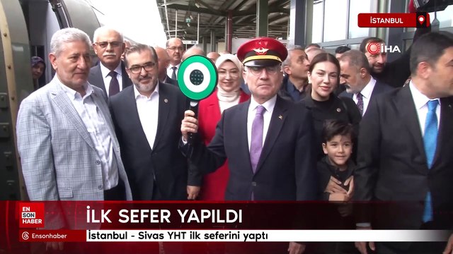 İstanbul - Sivas YHT ilk seferini yaptı