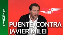 Óscar Puente acusa a Javier Milei de 