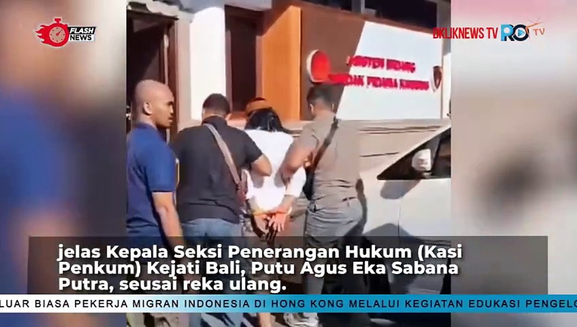 ⁣Rekonstruksi Kejati Bali saat OTT