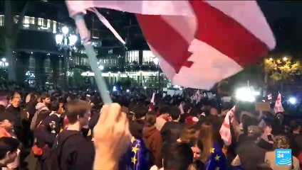 Géorgie : la mobilisation continue contre le projet de loi sur "l'influence étrangère"