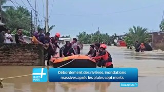 Débordement des rivières, inondations massives après les pluies sept morts