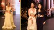 Glamour Unleashed: Malaika Arora Sets The Ramp On Fire In Ivory Lehenga