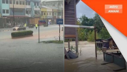 Hujan lebat lebih empat jam di Kota Tinggi