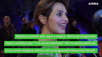 Garrone e Cortellesi trionfano ai David di Donatello