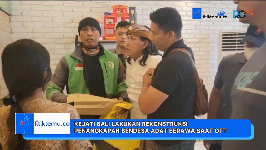Kejati Bali Lakukan Rekonstruksi Penangkapan Bendesa Adat Berawa Saat OTT