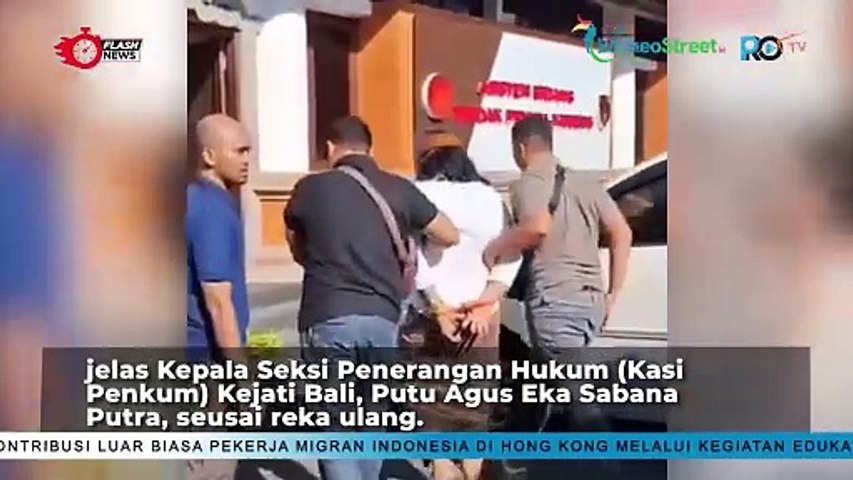 Rekonstruksi Kejati Bali saat OTT