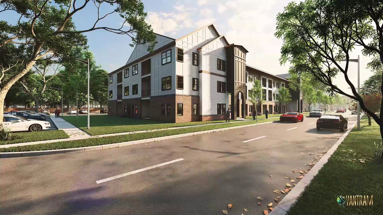 Exploring Munich's Architectural Marvels: A 3D Rendering Showcase of Condominium Living in Germany