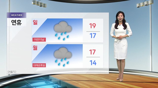[날씨] 내일부터 연휴 동안 전국 비...해안가 강한 비바람 주의 / YTN