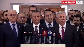 CHP Genel Başkanı Özgür Özel, Ankara Büyükşehir Belediye Başkanı Mansur Yavaş'ı ziyaret etti