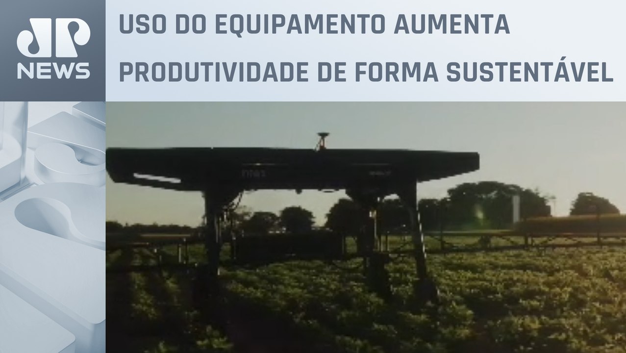 Agrishow 2024: Robô autônomo monitora lavouras e combate pragas