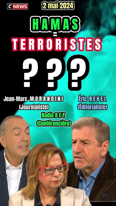 #CNews#Hamas#Terroristes#NadiaBey#2Mai2024