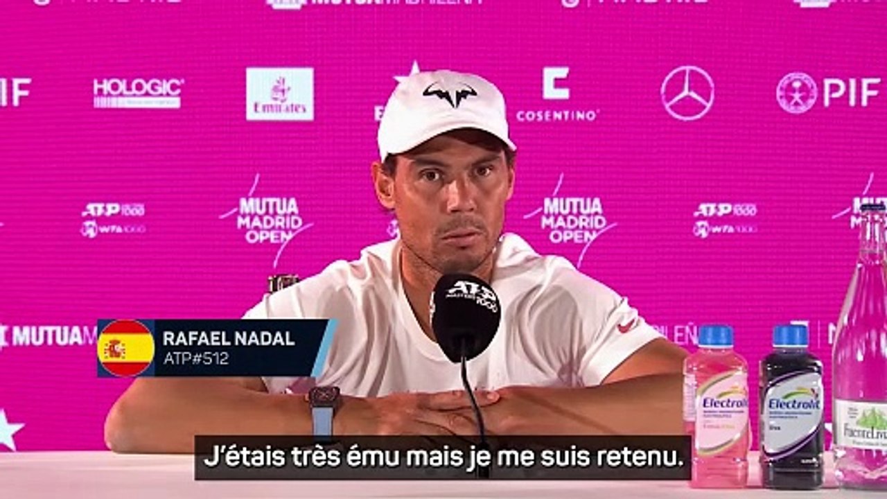 Madrid - Nadal : "Je n'ai pas terminé mon voyage"