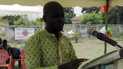 Les travailleurs de Man célèbrent la 138eme journée du travail