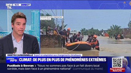 Dimitri Carbonnelle (expert en adaptation aux changements climatiques) sur les phénomènes météorologiques extrêmes: "C'est dramatique, mais c'était prévisible et ça va s'empirer"