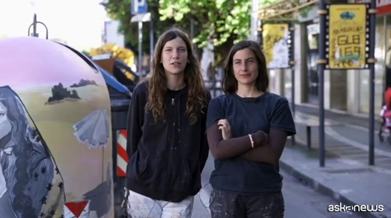 Roma, le campane del vetro diventano opere ispirate al cinema