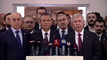 Özgür Özel'den Mansur Yavaş'a 'hayırlı olsun' ziyareti