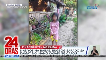 24 Oras Weekend Part 3- Bata binugbog ng ina; Bagong reclamation ng China? K-fried chicken at Treasure; atbp.