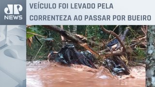 Homem e mulher morrem após serem arrastados por enxurrada no Paraná