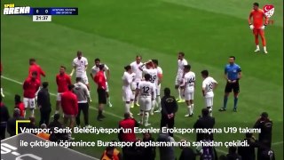 Vanspor'dan protesto! U19 takımı ile çıktıkları maçtan çekildiler
